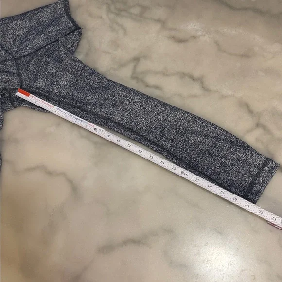 Lululemon Wunder Under Crop III - Rio Mist White Black - Picture 8 of 8